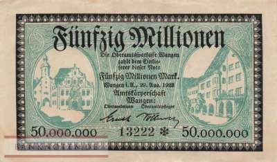 Wangen im Allgäu - 50 Millionen Mark (#I23_5456-2_VF)