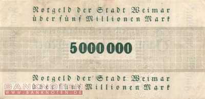 Weimar - 5 Millionen Mark (#I23_5507c_VF)