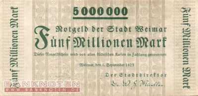 Weimar - 5 Millionen Mark (#I23_5507c_VF)