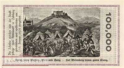 Weinsberg - 100.000  Mark (#I23_5515-1_UNC)