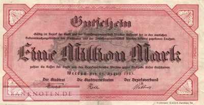 Werdau - 1 Million Mark (#I23_5545d_F)