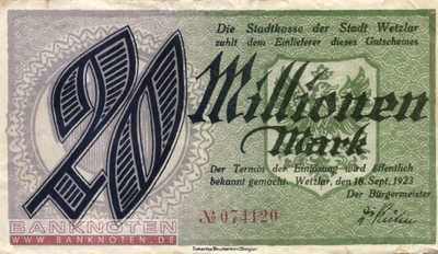 Wetzlar - 20 Millionen Mark (#I23_5594e-1-1_F)