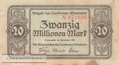 Wiesbaden - 20 Millionen Mark (#I23_5613b-1_F)