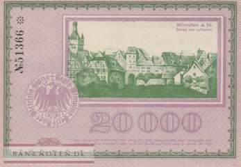 Wimpfen - 20.000  Mark (#I23_5642a-1_UNC)