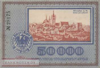 Wimpfen - 50.000  Mark (#I23_5642a-2_UNC)