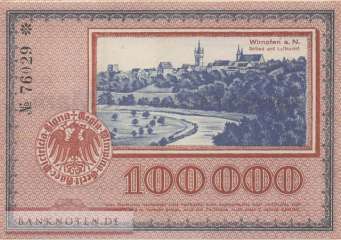 Wimpfen - 100.000  Mark (#I23_5642a-3_UNC)