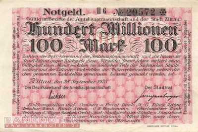Zittau - 100 Millionen Mark (#I23_5801a_VF)