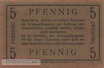 Zossen-Halbmondlager - 5  Pfennig (#KGL_ZOS05A-2_UNC)