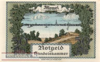 Memel - 1/2  Mark (#MEM-01a_UNC)