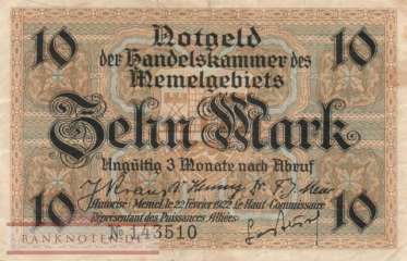Memel - 10  Mark (#MEM-05a_VF)