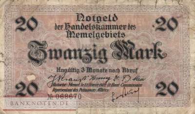 Memel - 20  Mark (#MEM-06a_VG)