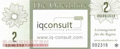 Regionalgeld Oderblüte - 2  Oderblüten (#OD02a_UNC)