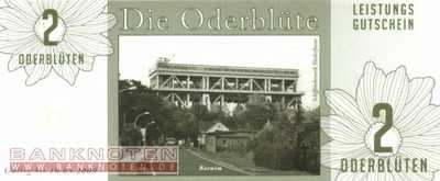 Regionalgeld Oderblüte - 2  Oderblüten (#OD02a_UNC)