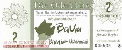 Regionalgeld Oderblüte - 2  Oderblüten (#OD02c_UNC)