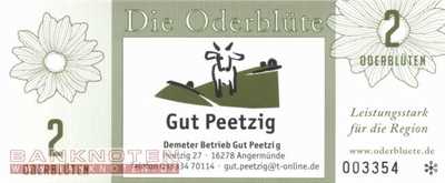 Regionalgeld Oderblüte - 2  Oderblüten (#OD02d_UNC)