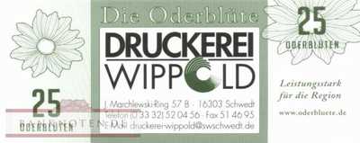 Regionalgeld Oderblüte - 25  Oderblüten (#OD06F3_UNC)