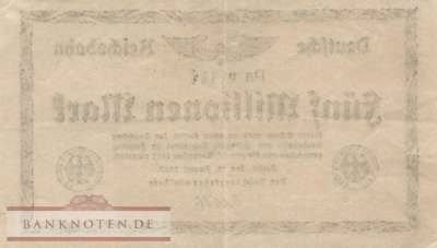 Reichsbahn Berlin - 5 Million Mark (#RB002_05b_VF)