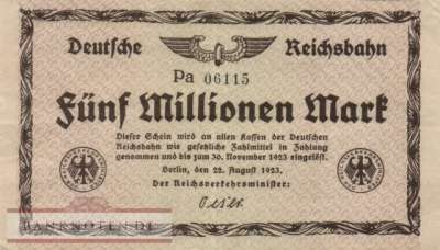 Reichsbahn Berlin - 5 Million Mark (#RB002_05b_VF)