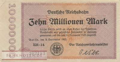 Reichsbahn Berlin - 10 Millionen Mark (#RB002_09b_VF)