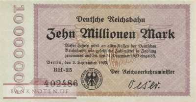 Reichsbahn Berlin - 10 Millionen Mark (#RB002_09f_AU)