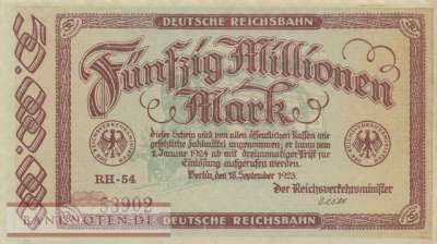 Reichsbahn Berlin - 50 Millionen Mark (#RB002_11e_AU)