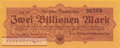 Reichsbahn Berlin - 2 Billionen Mark (#RB002_31b_UNC)
