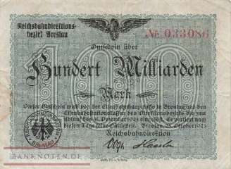 Reichsbahn Breslau - 100 Milliarden Mark (#RB003_14b_F)