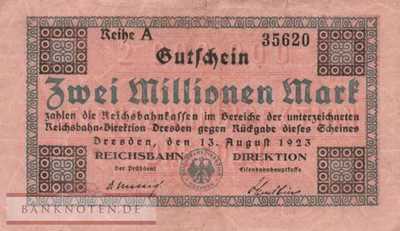 Reichsbahn Dresden - 2 Millionen Mark (#RB005_04_F)
