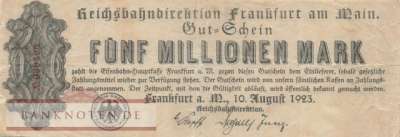 Reichsbahn Frankfurt - 5 Millionen Mark (#RB008_03_F)