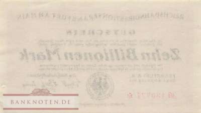Reichsbahn Frankfurt - 10 Billionen Mark (#RB008_21_AU)