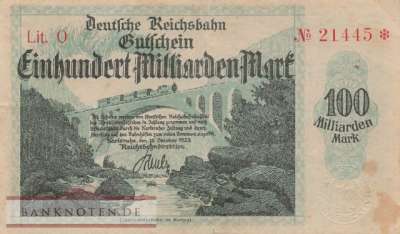 Reichsbahn Karlsruhe - 100 Milliarden Mark (#RB012_09a_F)