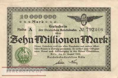 Reichsbahn Köln - 10 Millionen Mark (#RB013_06_VF)