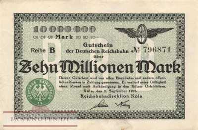 Reichsbahn Köln - 10 Millionen Mark (#RB013_08_VF)