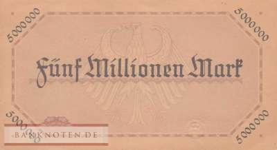 Reichsbahn Stuttgart - 5 Millionen Mark (#RB021_03a_AU)