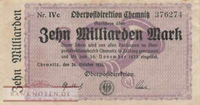 Oberpostdirektion Chemnitz - 10 Milliarden Mark (#RP501_07b_VF)