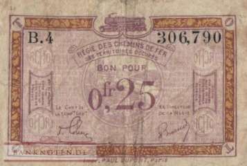 Germany - 0,25  Franc (#RPR-58_F)