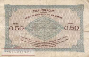 Saarland - 50  Centimes (#SAR-01_F)
