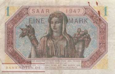 Saarland - 1  Mark (#SAR-08_F)