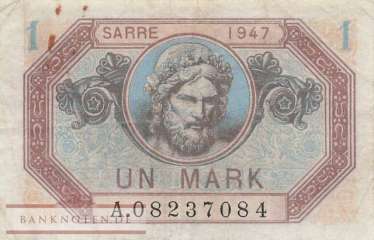 Saarland - 1  Mark (#SAR-08_F)