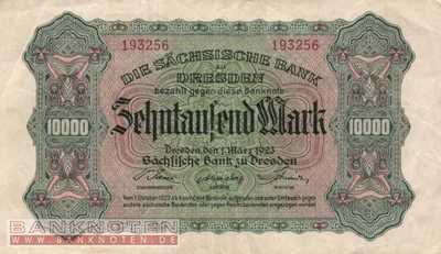 Sachsen - 10.000  Mark (#SAX13_VF)