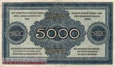 Sachsen - 5.000  Mark (#SAX14i_VF)