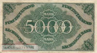 Sachsen - 50.000  Mark (#SAX16_F)