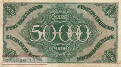 Sachsen - 50.000  Mark (#SAX16_VF)