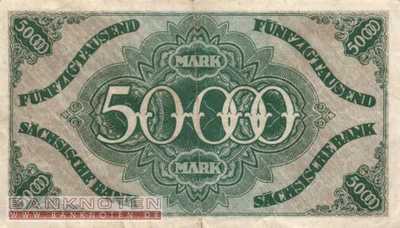Sachsen - 50.000  Mark (#SAX16_VF)
