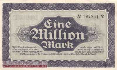 Sachsen - 1 Million Mark (#SAX19f_XF)