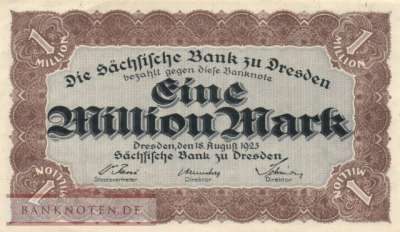 Sachsen - 1 Million Mark (#SAX19f_AU)