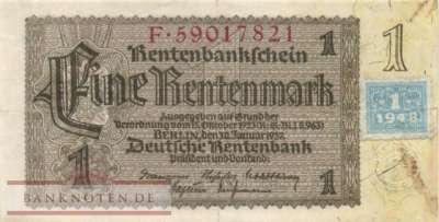 Deutschland - 1  Deutsche Mark (#SBZ-01b_VF)