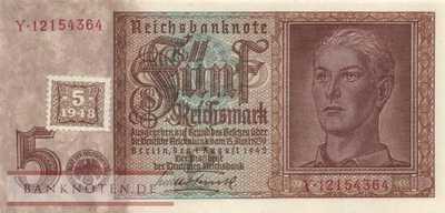 Deutschland - 5  Deutsche Mark (#SBZ-04b_UNC)