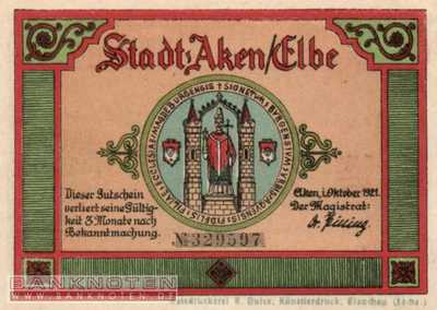 Aken - 50  Pfennig (#SS0008_2b-2-1_UNC)