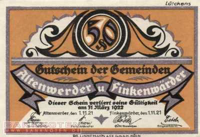 Altenwerder und Finkenwärder - 50  Pfennig (#SS0025_1b-5_UNC)